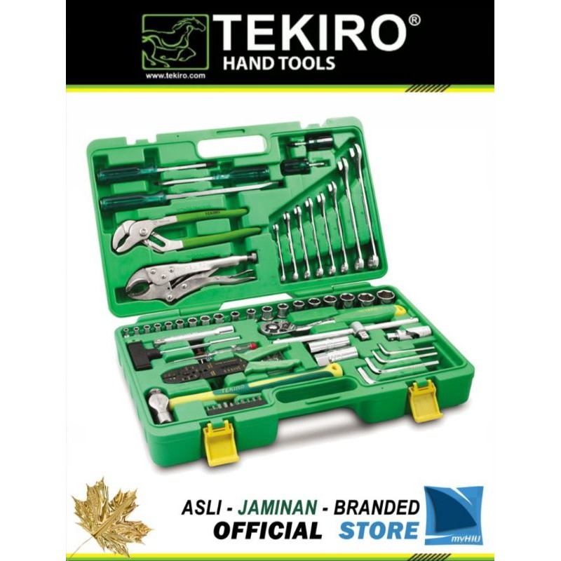 TEKIRO MEKANIK TOOL SET KIT MECHANIC BOX 100 pcs TEKIRO