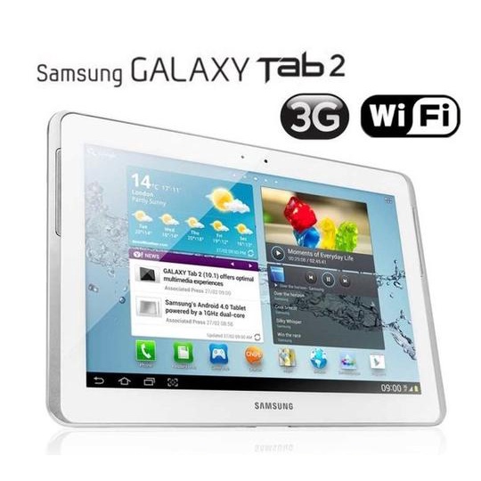 Samsung Galaxy Tab 2 GT-P5100 white second