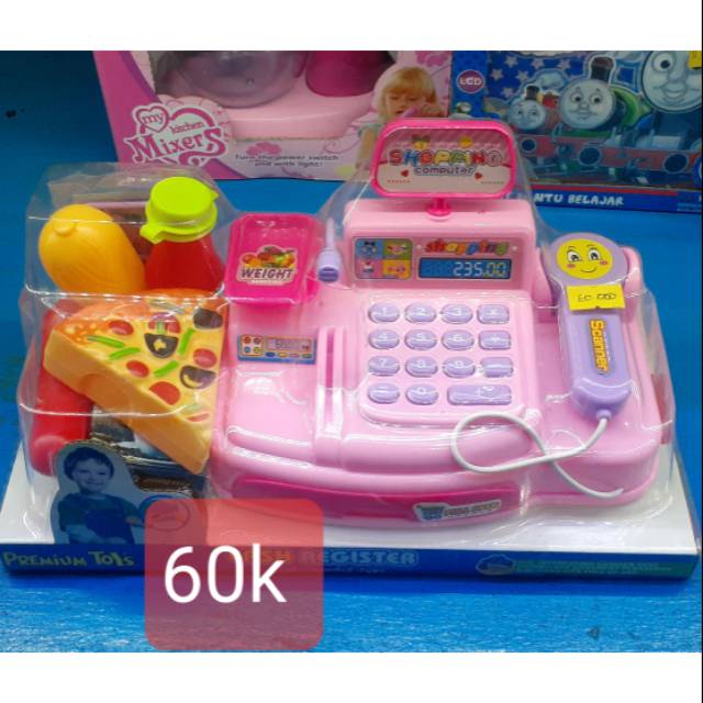 Mainan anak kasir kasiran cash register ada suara dan Mainan anak kasir kasiran cash register ada suara dan