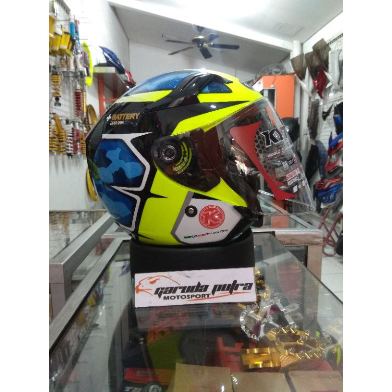 KYT VENOM OPEN ESPARGARO BLUE