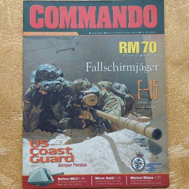 Majalah COMMANDO Maret - April 2005
