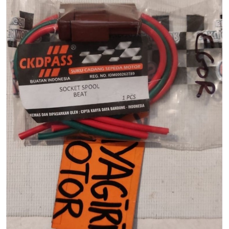Socket Spull Spool BEAT CKDPass Soket Kabel Konektor Connector Stator Comp Regulator Spul Spol Spoll