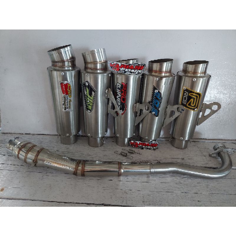 Knalpot Kenalpot Jupiter Z1 Merk CLD  JRM  PROLINER  DOS  RCB