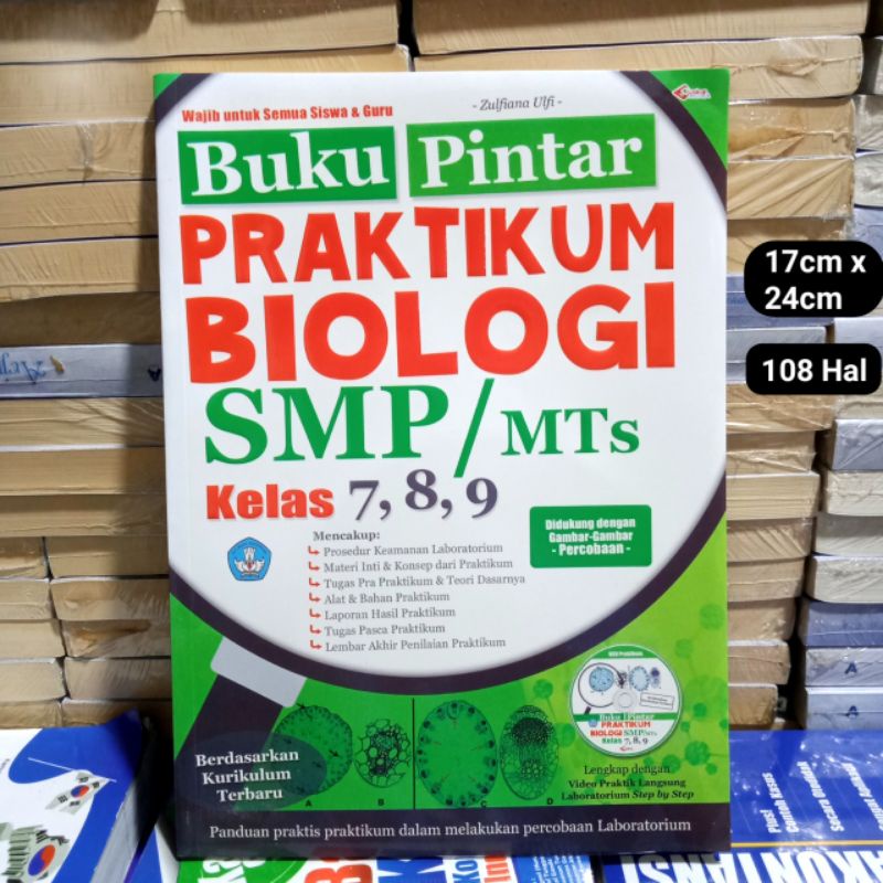 Buku Pintar Praktikum Biologi SMP/MTs Kelas 7 8 9