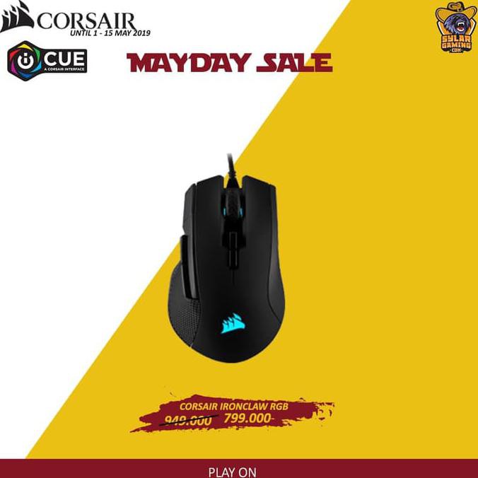 Kualitas Terbaik Corsair IronClaw RGB DISKON