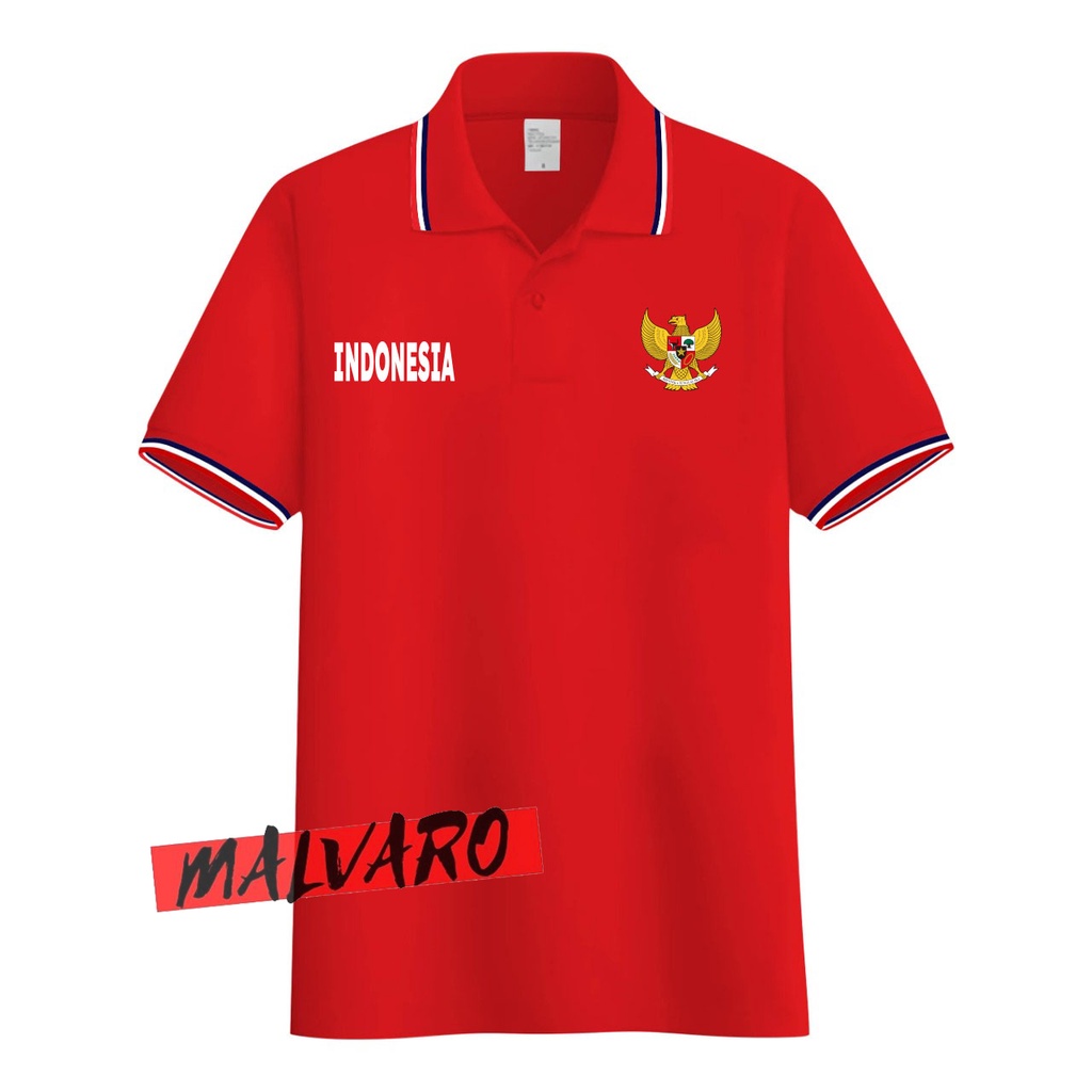 MALVARO Polo Shirt / Polo List / Kaos Kerah Pria / Kaos Polo / Tshirt Pria N-4 (CL)