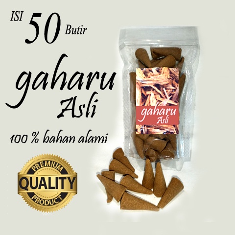 Dupa kerucut/buhur GAHARU ASLI 50 butir