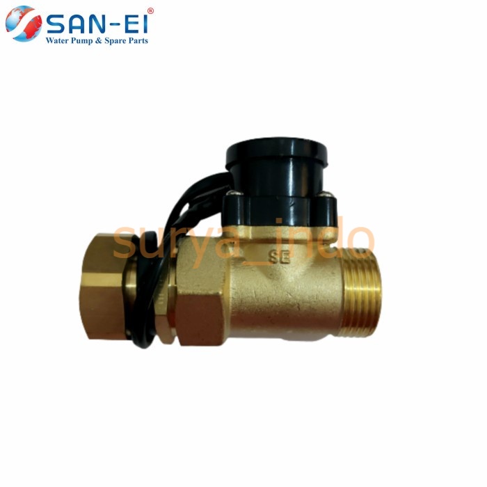BRASS SWITCH CONTROL 1&quot; X 1&quot; SAN-EI WATER FLOW SWITCH POMPA DORONG