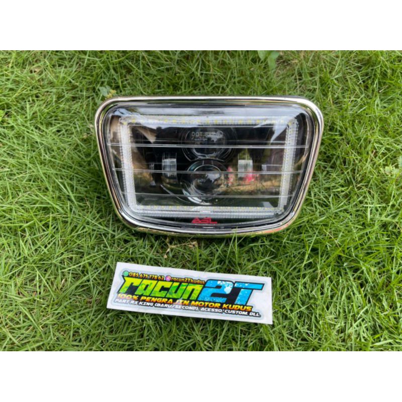lampu reflektor depan LED  RX king 2004 daymaker