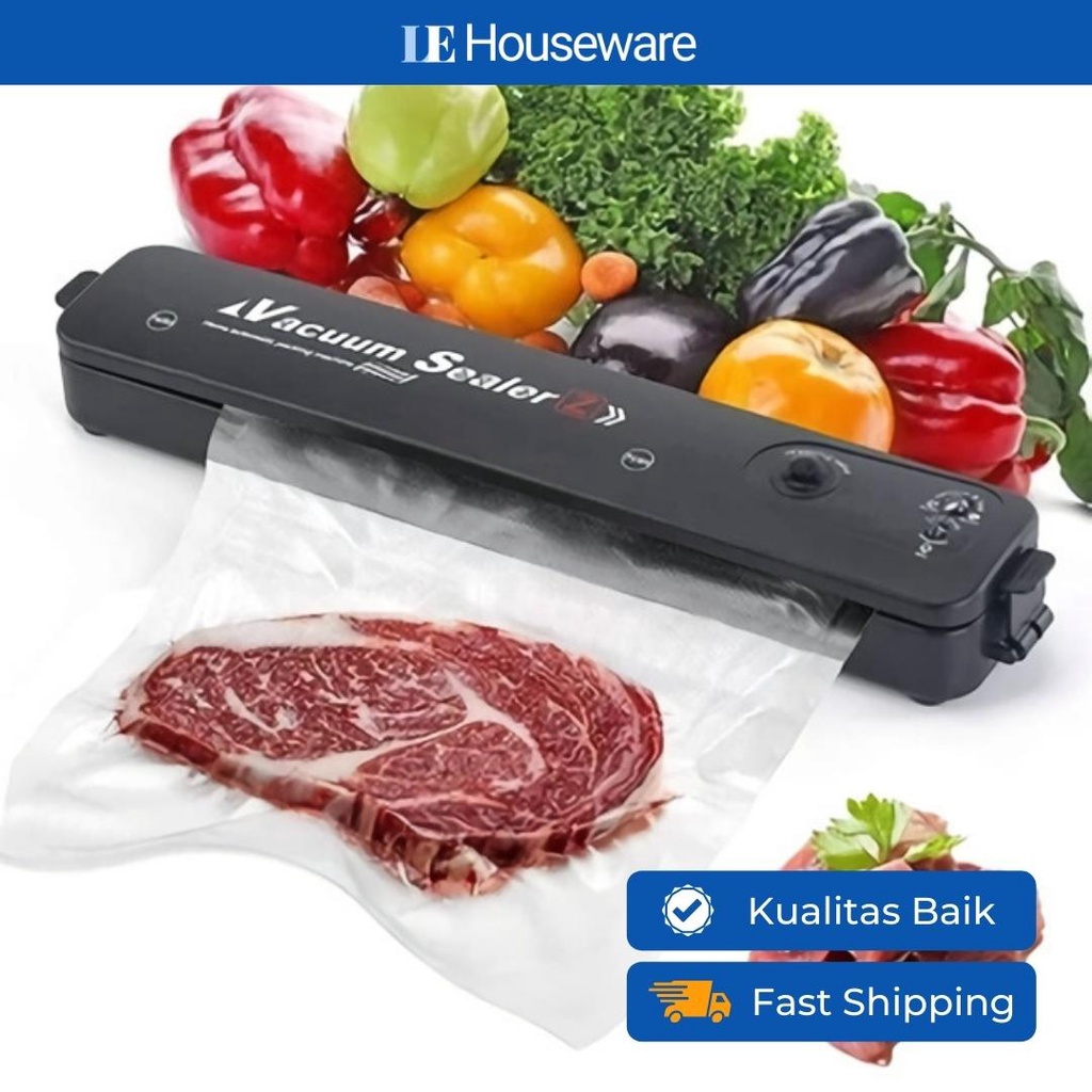 Vacuum Sealer Machine Portable for Fresh Frozen Food Packaging Packing | Mesin Vakum Makanan Beku Bu