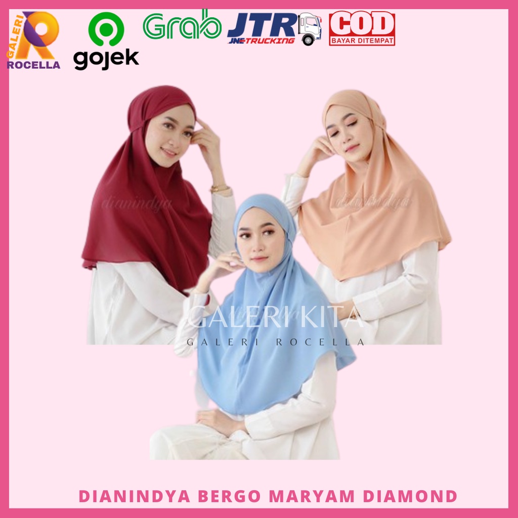 Jual DIANINDYA HIJAB INSTAN HIJAB BERGO / Hijab Instan Untuk Santai ...