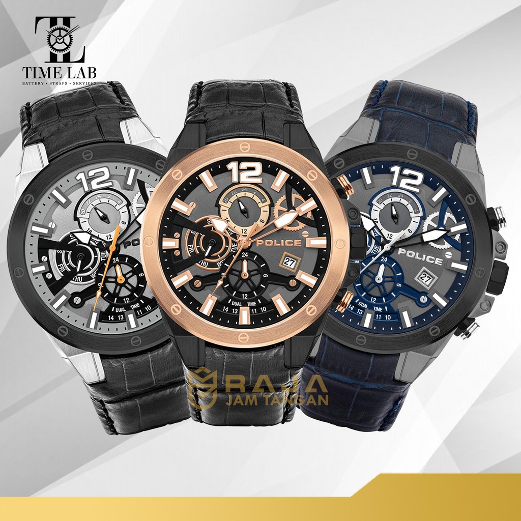 JAM TANGAN POLICE PL15711J COWOK ORIGINAL