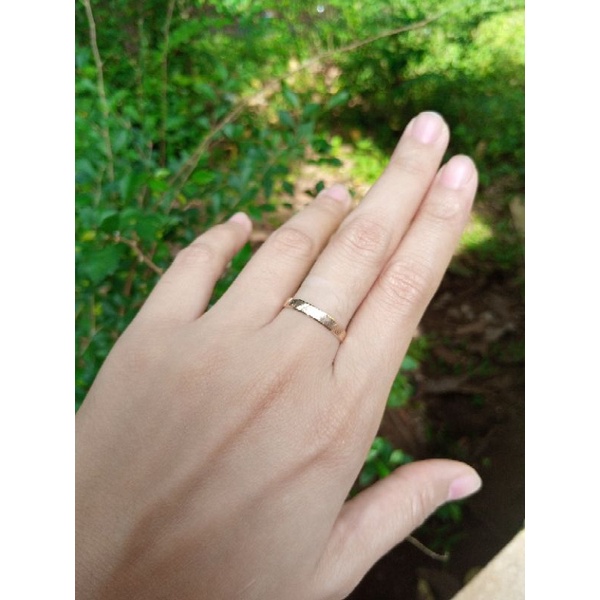 Cincin Kawin Emas Asli Cincin Nikah Cincin Tunangan Cincin Emas 750 Cincin Emas Sisik Naga Cincin Em