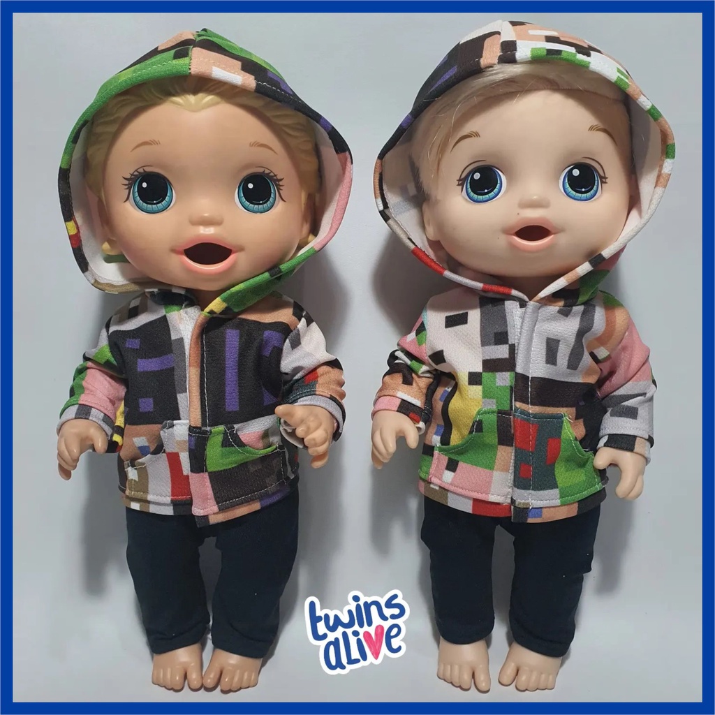 READY  Baju Boneka Jaket Baby Alive Boy MineCraft Roblox