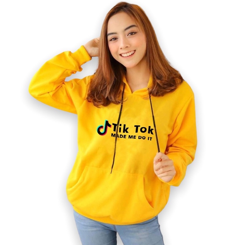 Lilipop.id Sweater Hoodie Wanita Tok Outwear Jumper