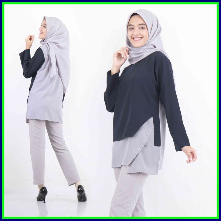 Blouse/Atasan Muslim / Baju Wanita - Atasan Wanita Rafelia Blouse