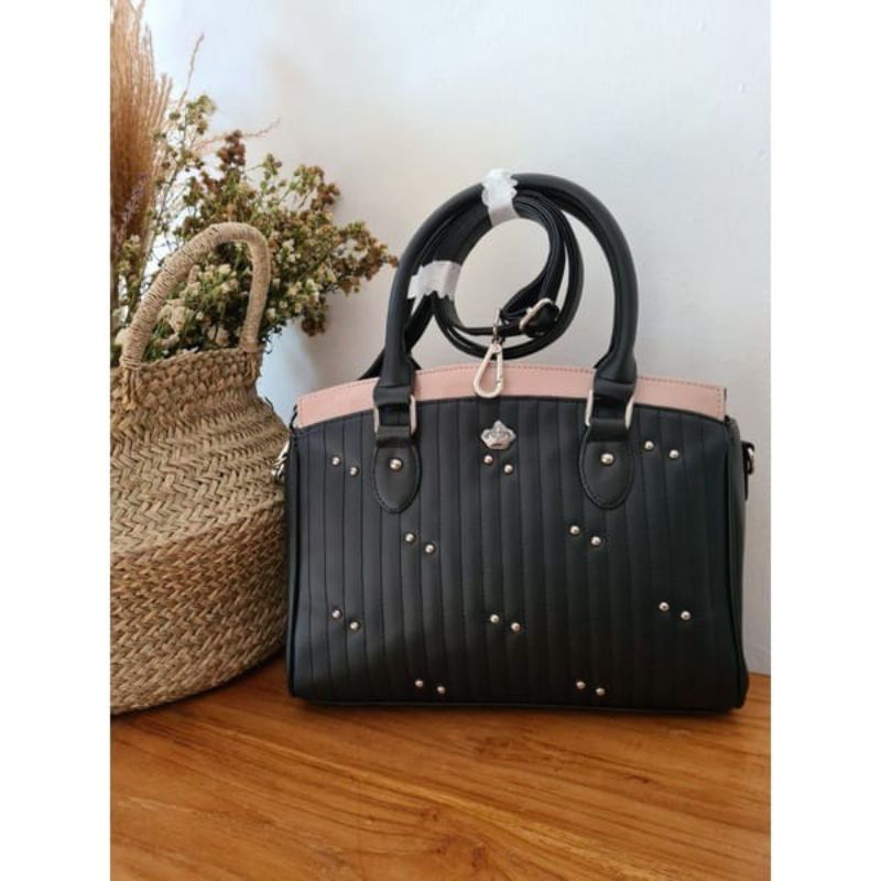 TAS KERJA HITAM MAZELINA MAHKOTA SAS SOPHIE PARIS PROMO MURAH