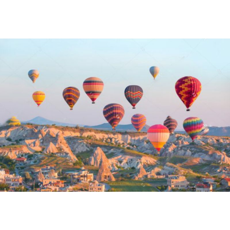 Wallpaper Dinding 3D Custom Cappadocia/Kapadokia Turkey (CPD-05)