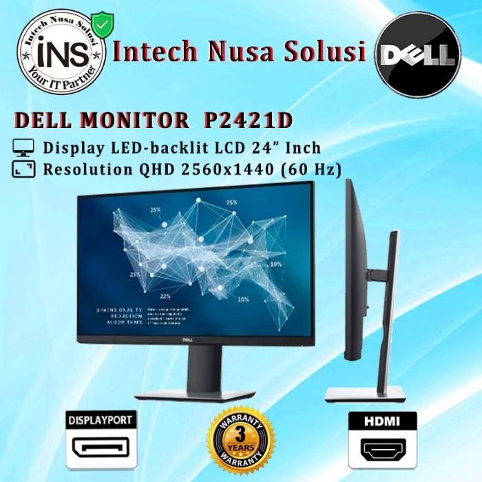 Monitor Dell 24" inch Monitor P2421D DP HDMI 3 Year