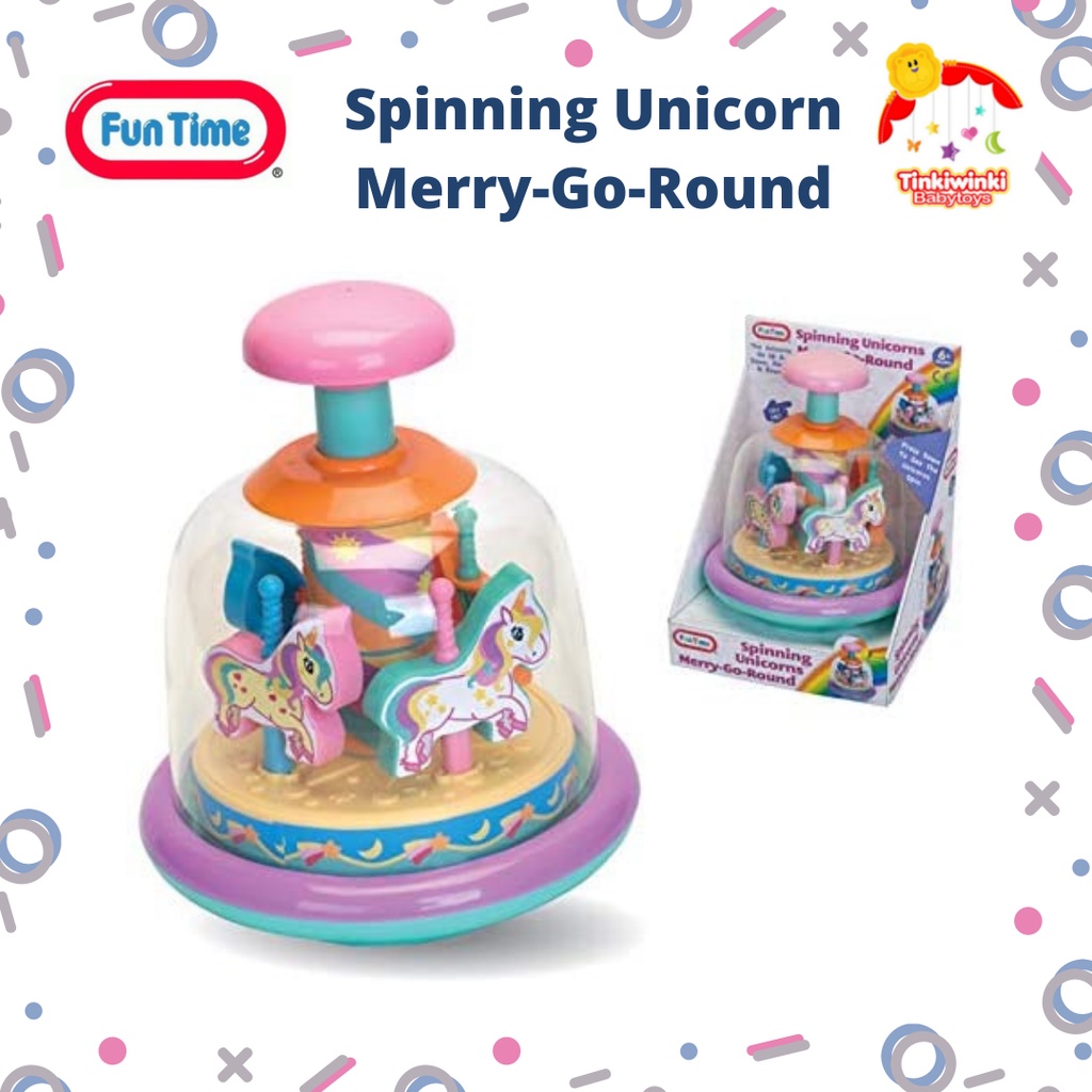 Fun Time Spinning Unicorn Merry Go Round