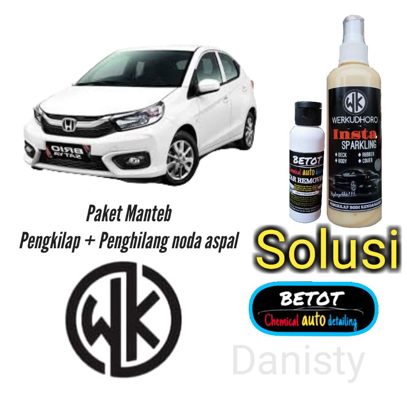 Penghilang aspal mobil/betot remover/paket pengkilap mobil