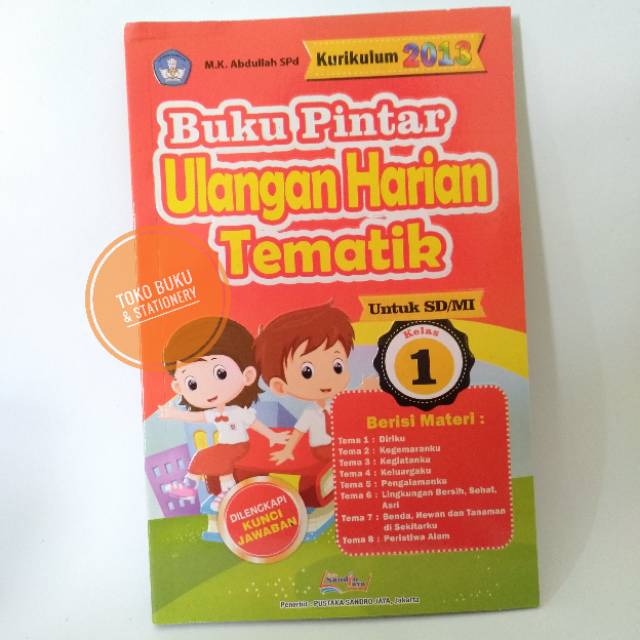 Buku Pintar Ulangan Harian Tematik SD/MI Kelas 1-6 SDO