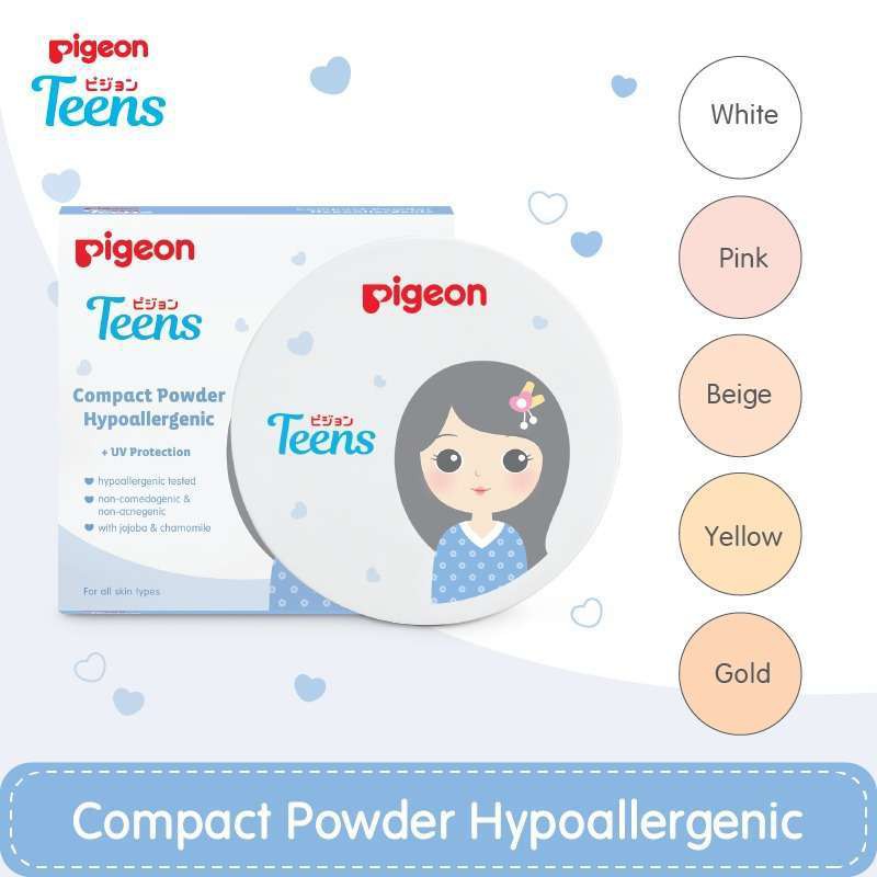 Jual Pigeon Teens Hypoallergenic Compact Powder REFILL Shopee Indonesia