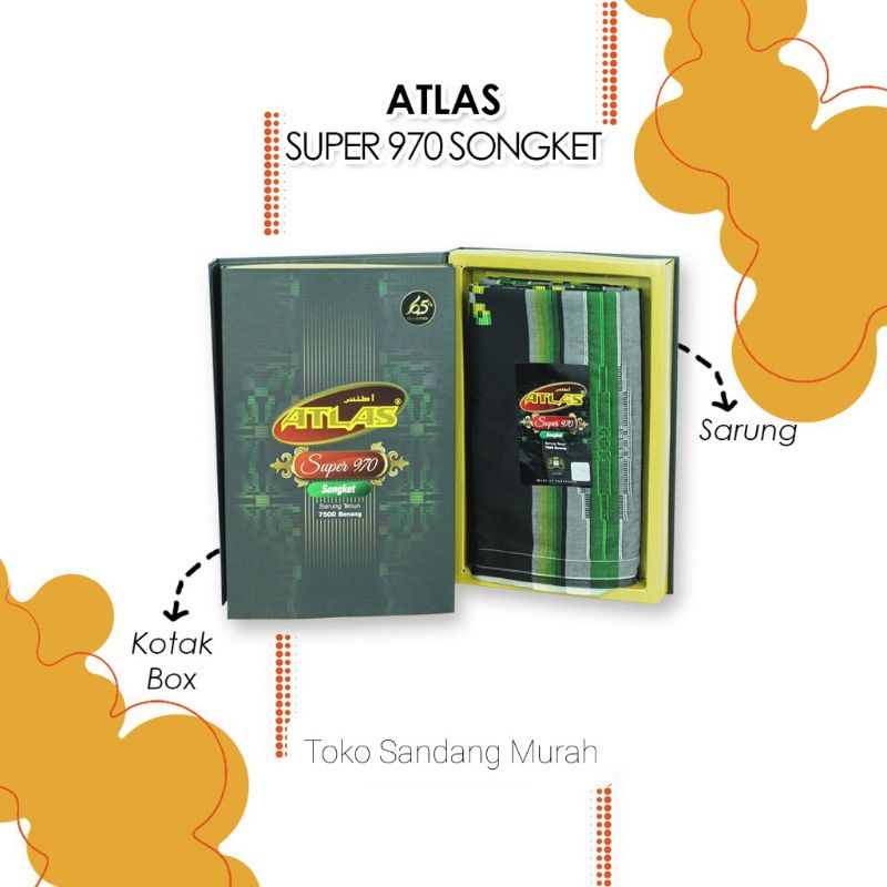Sarung Atlas Super 970 Songket