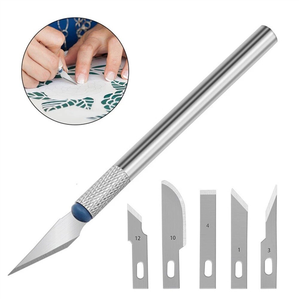 

Art Carving Knife Pisau Ukir Set 13 in 1 Crafting Knife 3 Handle Pisau Ukir Set 13 in 1