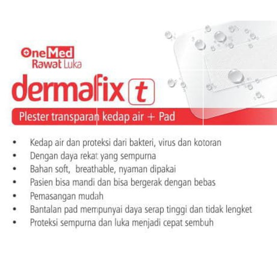 ECERAN - Dermafix T Plester Luka Transparan Anti Air