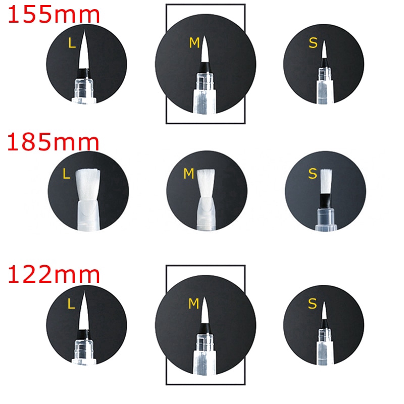 3 / 9pcs Kuas Cat Air Lembut Untuk Melukis / Menggambar