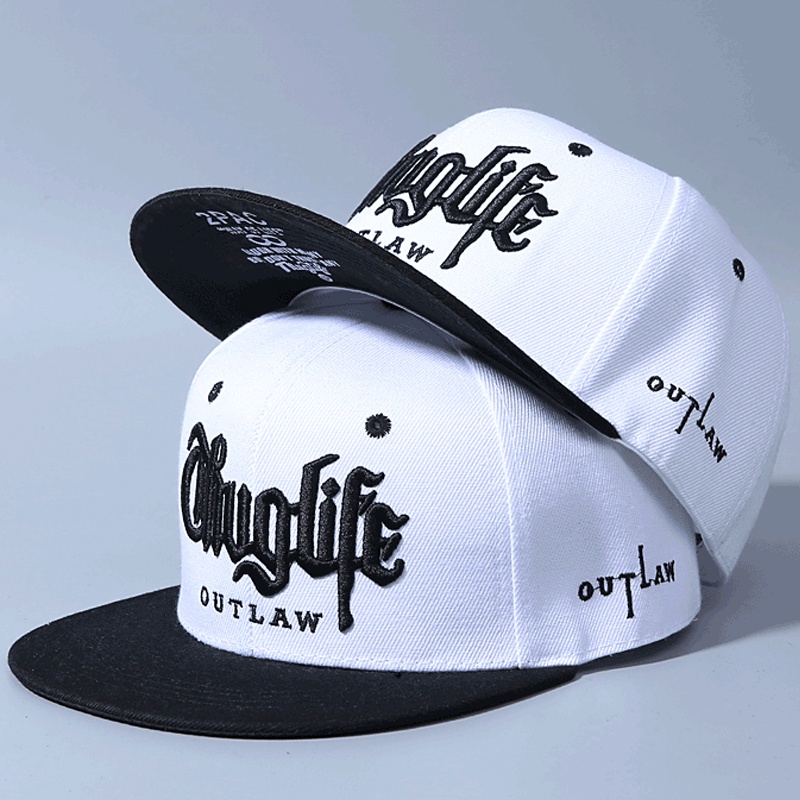 Topi Baseballsnapback Desain 2 Pac Gaya Hip Hop Untuk Priawanita