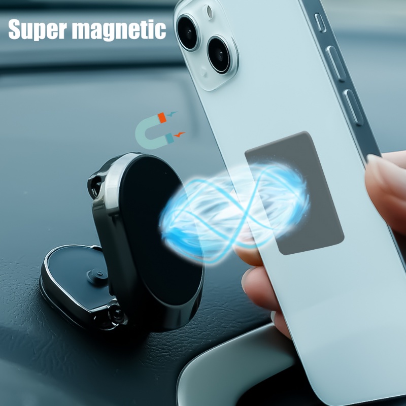 360 ° Stand Holder Hp Universal Multifungsi Bisa Dilipat / Diputar Untuk Dashboard Mobil