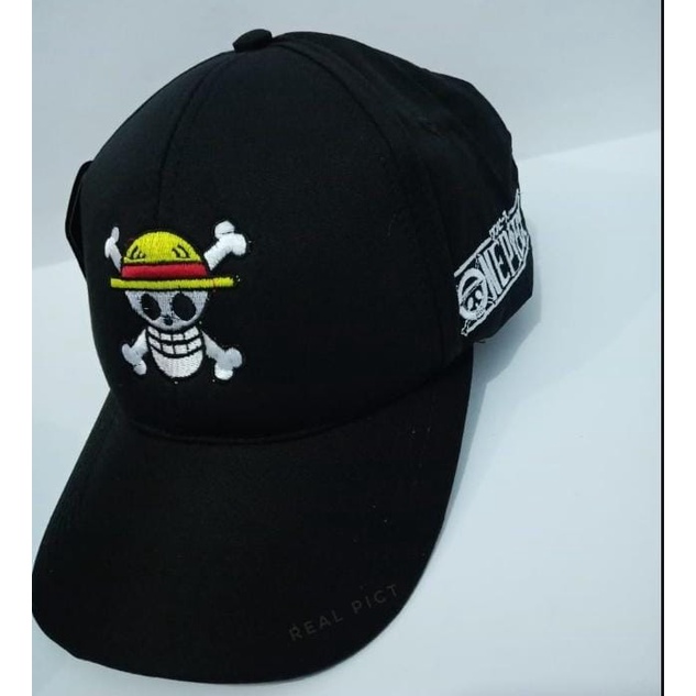 Topi Baseball Lambat One Piece Mugiwara - Topi Model Terbaru Pria dan Wanita