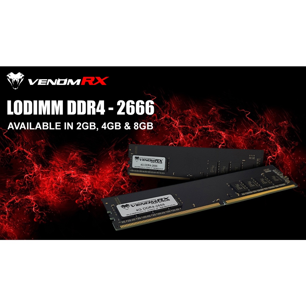 VenomRX Ram Longdimm 4GB DDR4 2666MHz