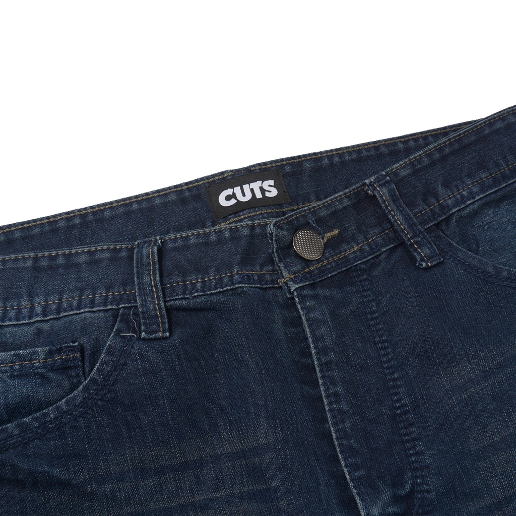 CUTS | CELANA BAGGY | JEANS DENIM | BLUE