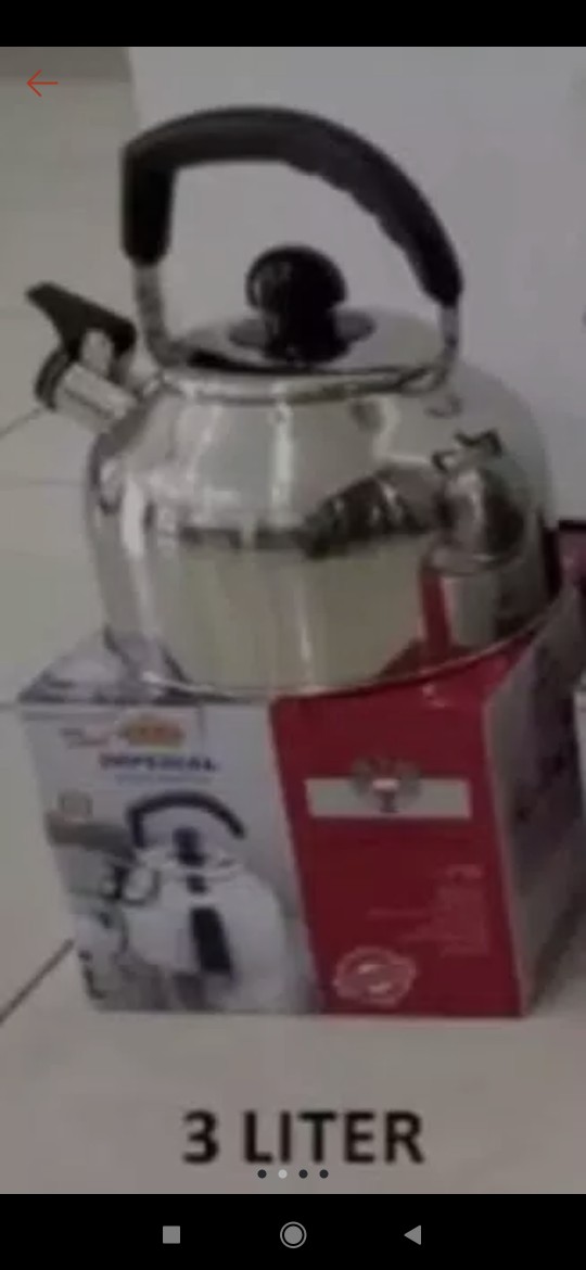 Murah Teko Bunyi Stainless Steel Bunyi 3 Liter High Quality Imperial