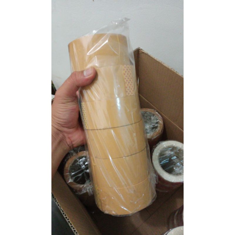 

isolasi/lakban putih dan coklat