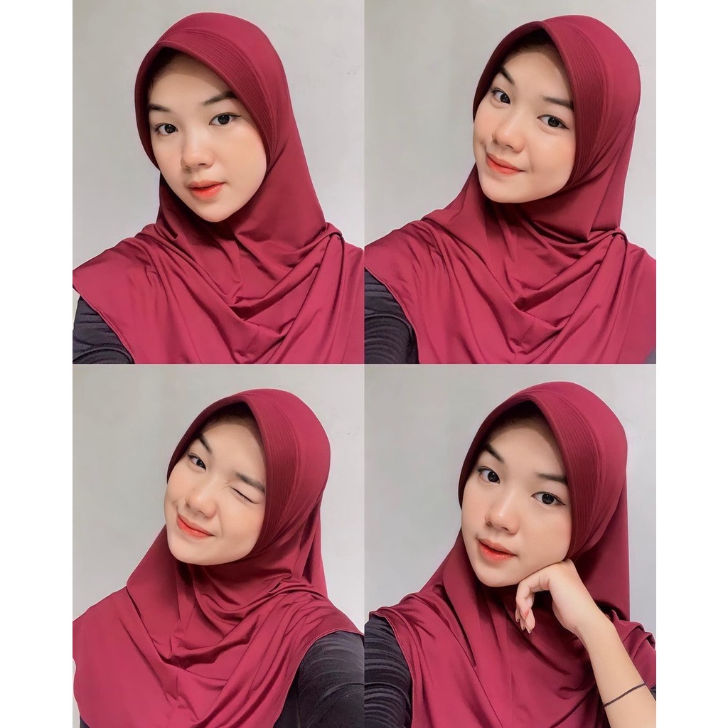 HIJAB INSTANT SPORT HIGH QUALITY NO LABEL | HIJAB INSTANT SPORT | HIJAB VOLLY HIGHG QUALITY