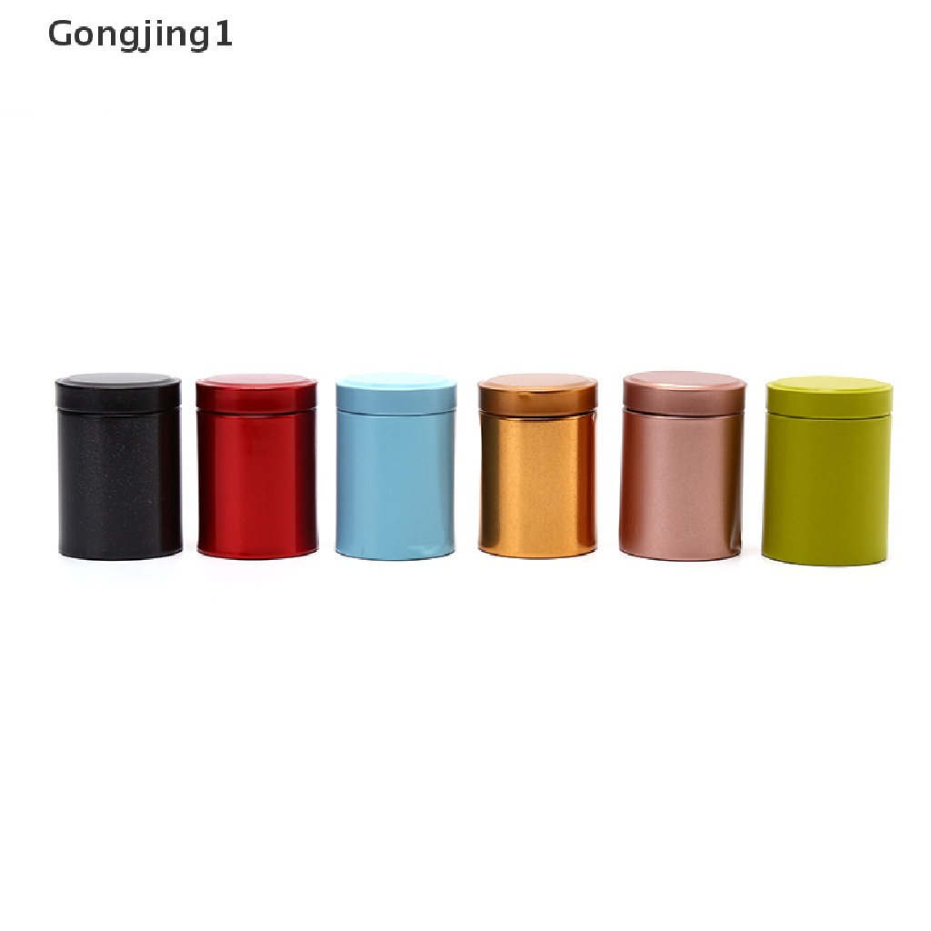 Gongjing1 Kontainer Penyimpanan Kopi / Teh / Daun Portable Bahan Aluminum