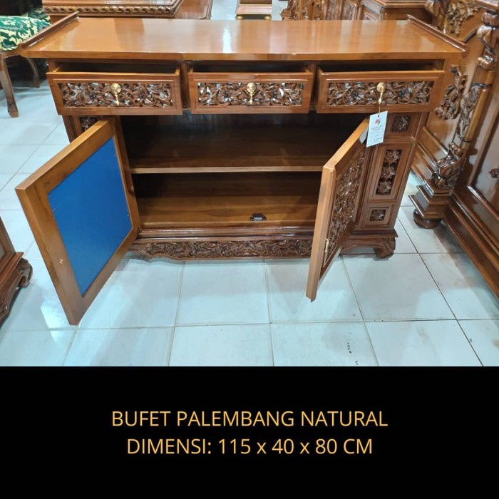 BUFFET TV JATI UKIR PALEMBANG