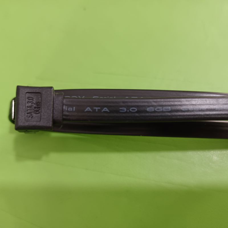 Kabel SATA 6Gbps Jepit Hitam Kabel HDD &amp; SSD SATA