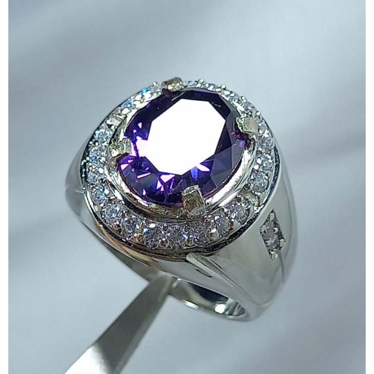 CINCIN BATU PERMATA KECUBUNG CHATAM MODEL CUTTING DIAMOND