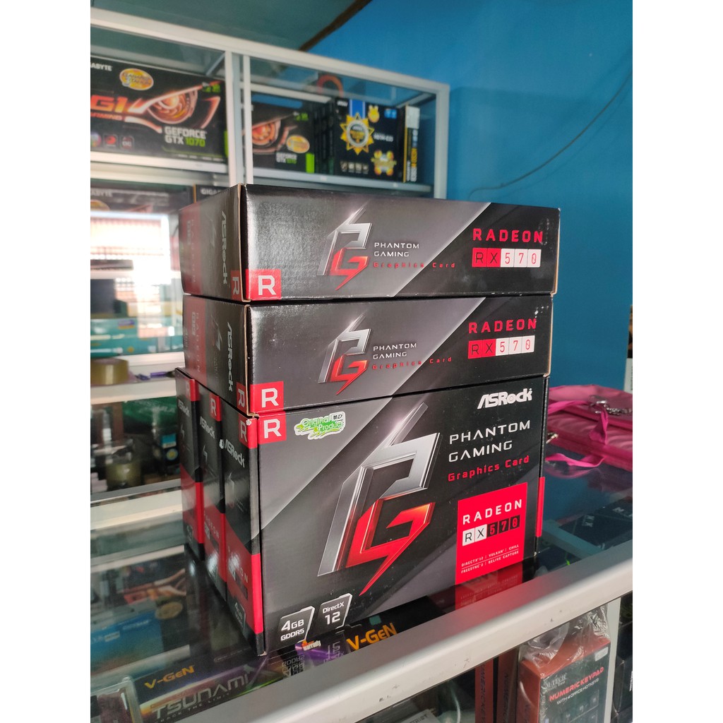 VGA Asrock Phantom Gaming RX570 4G