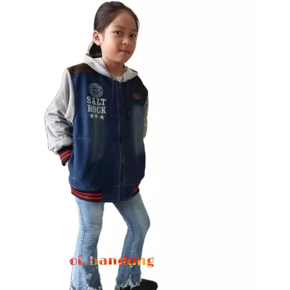 Jaket Anak Laki-Laki-Jaket Jeans Denim Usia 4  s/d 12 Tahun