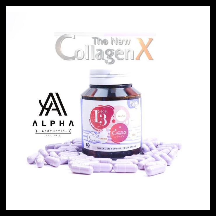 Gee 13 New Collagen X Violet Capsule Original ( CL Prime Plus Gen 2 ) - NCX saja CUCI GUDANG [Kode