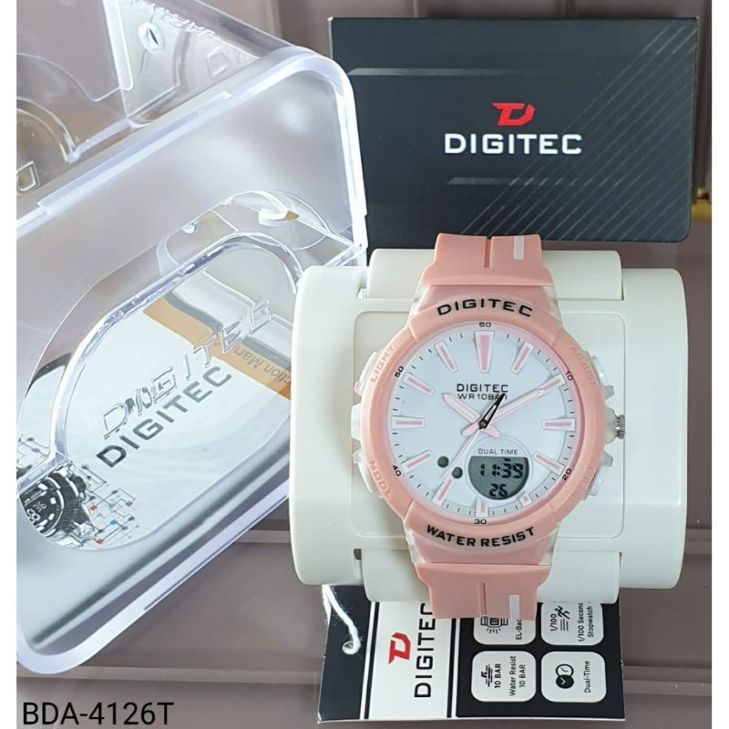 Jam Tangan Wanita Digitec DA 2126 / DA 4126 / DG 4126 Original Tali Rubber Digitec 2126