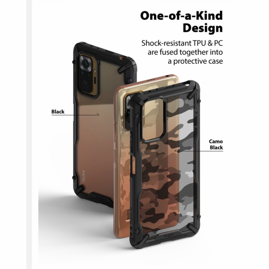 Case Redmi Note 10 Pro / Note 10 Ringke Fusion X Casing Note 10 Pro