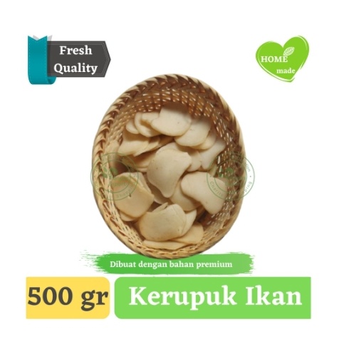 

Kerupuk Ikan Homemade 500gr | Fish Cracker By Pangan Export Indonesia