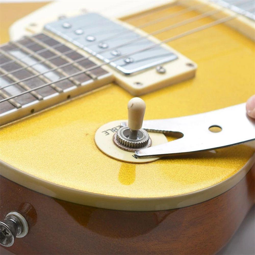 [Elegan] Gitar Folk Metal Aksesoris Gitar Perbaikan Knob Picking Tools Bagian Gitar Folk Multifungsi